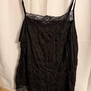 Maurices Black Lace Cami Top